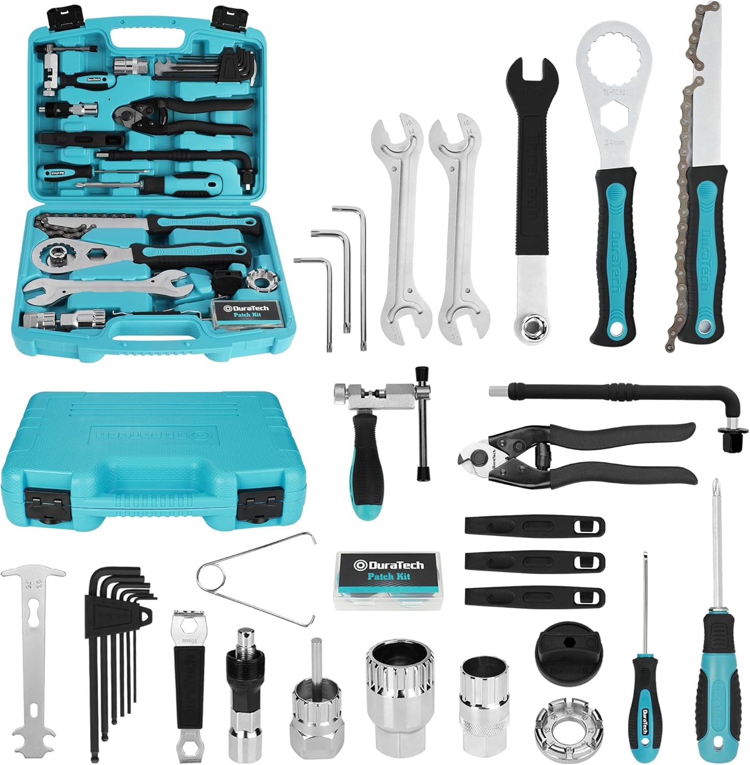 DURATECH 16-Piece Bicycle Repair Multi-Tool Kit