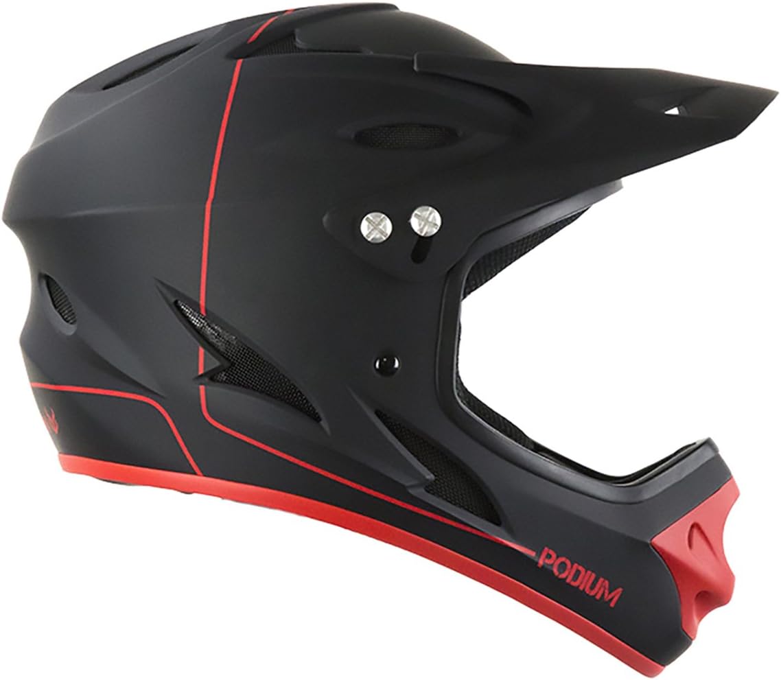 Demon United Podium Full Face Helmet – Black/Red